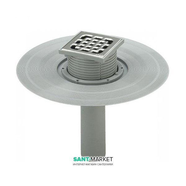 Трап для балконов и терасс Viega Advantix комбинированный затвор прямой выпуск 100x100 557096