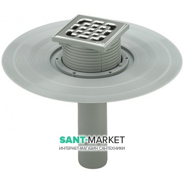 Трап для балконов и террас Viega Advantix мокрый затвор вертикальный выпуск 100х100 626983