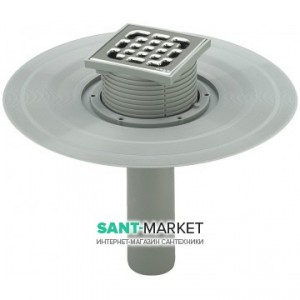 Трап для балконов и террас Viega Advantix мокрый затвор вертикальный выпуск 100х100 626983