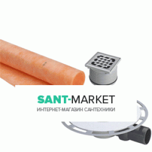 Сливной трап душа Viega Advantix боковой выпуск 100x100 571665