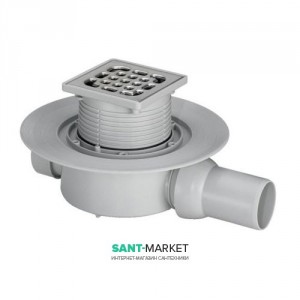 Сливной трап для душа Viega Advantix с сухим затвором боковой выпуск 100х100 583217