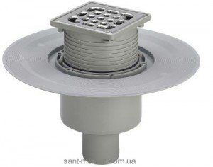 Трап для душа Viega Advantix с мокрым затвором и прямым выпуском 100х100 557188