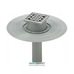 Трап для балконов и терасс Viega Advantix комбинированный затвор прямой выпуск 100x100 557096