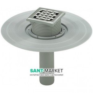Трап для балконів і терас Viega Advantix мокрий затвор вертикальний випуск 100х100 626983