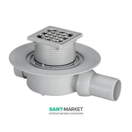 Зливний трап для душу Viega Advantix з сухим затвором бічній випуск 100х100 583217