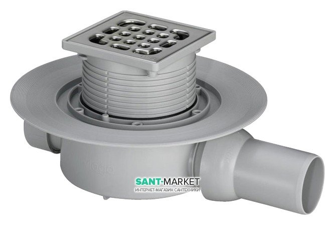  Сливной трап для душа Viega Advantix сухой затвор боковой выпуск 100х100 583248