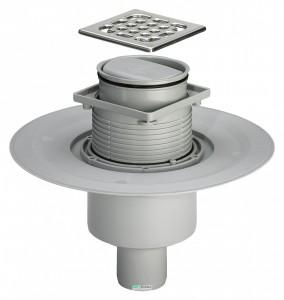 Сливной трап для душа Viega Advantix сухой затвор прямой выпуск 100x100 617271