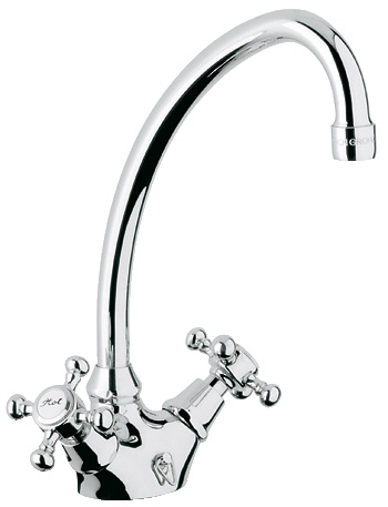 Смеситель для кухни GROHE Arabesk двухвентильный ретростиль 31703000