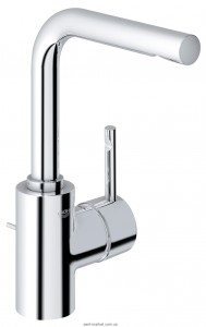 Смеситель для раковины однорычажный с донным клапаном Grohe коллекция Essence хром 32628000