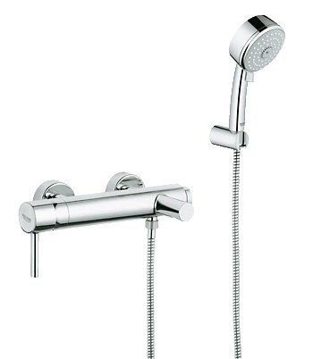 Змішувач одинважільний для ванни з душем Grohe колекція Essence хром 33628000