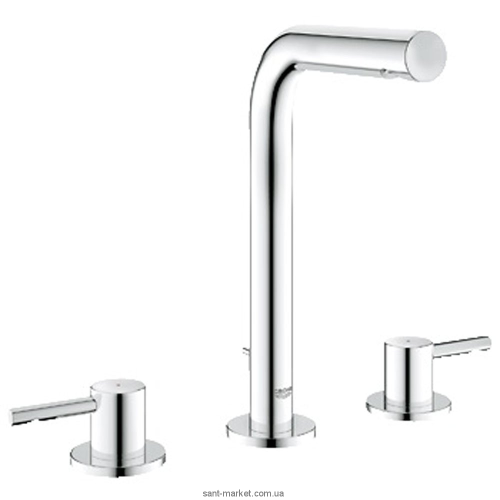 Змішувач для раковини Двохважеля з донним клапаном високий прихований Grohe Essence хром 20299000