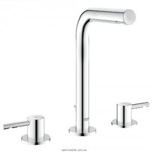 Змішувач для раковини Двохважеля з донним клапаном високий прихований Grohe Essence хром 20299000