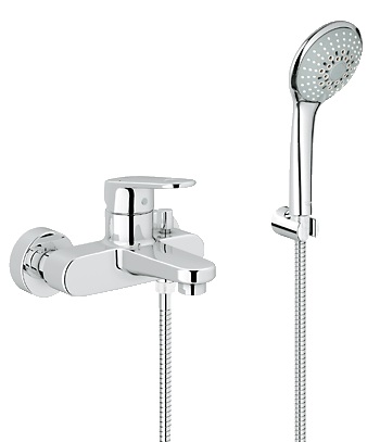 Змішувач одинважільний для ванни з душем Grohe колекція Europlus хром 33547002