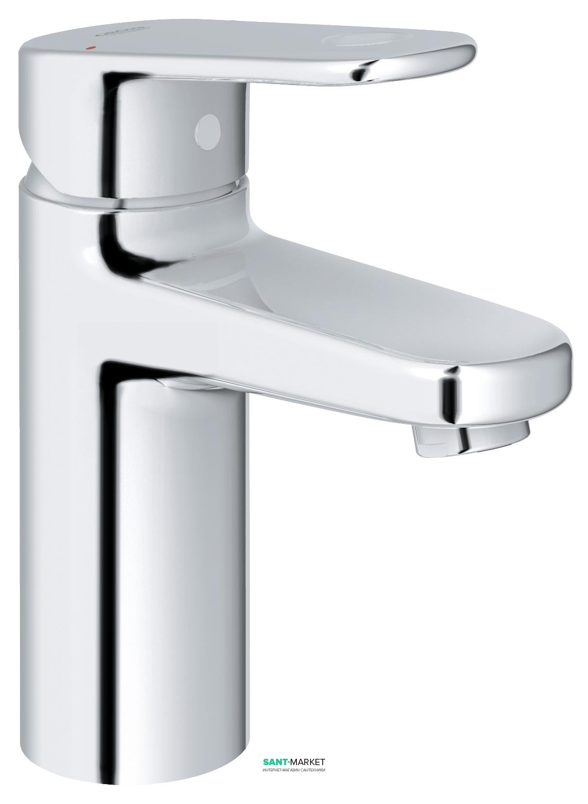 Смеситель для раковины однорычажный Grohe коллекция Europlus New хром 33163002