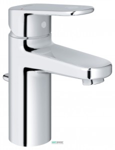 Змішувач для раковини одноважеля з донним клапаном Grohe колекція Europlus New хром 32612002