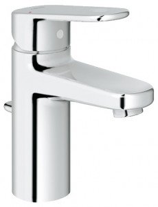 Смеситель для раковины однорычажный с донным клапаном Grohe коллекция Europlus New хром 3261200E