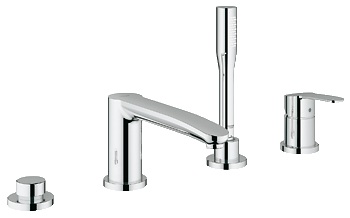 Смеситель однорычажный на борт ванны с душем Grohe коллекция Eurostyle Cosmopolitan хром 23048002