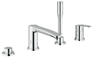 Смеситель однорычажный на борт ванны с душем Grohe коллекция Eurostyle Cosmopolitan хром 23048002