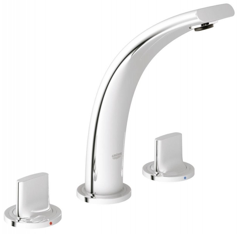 Змішувач для раковини двухвентильний з донним клапаном прихований Grohe колекція Ondus хром 20178000