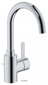 Смеситель для раковины однорычажный высокий Grohe коллекция Eurosmart Cosmopolitan хром 32830000