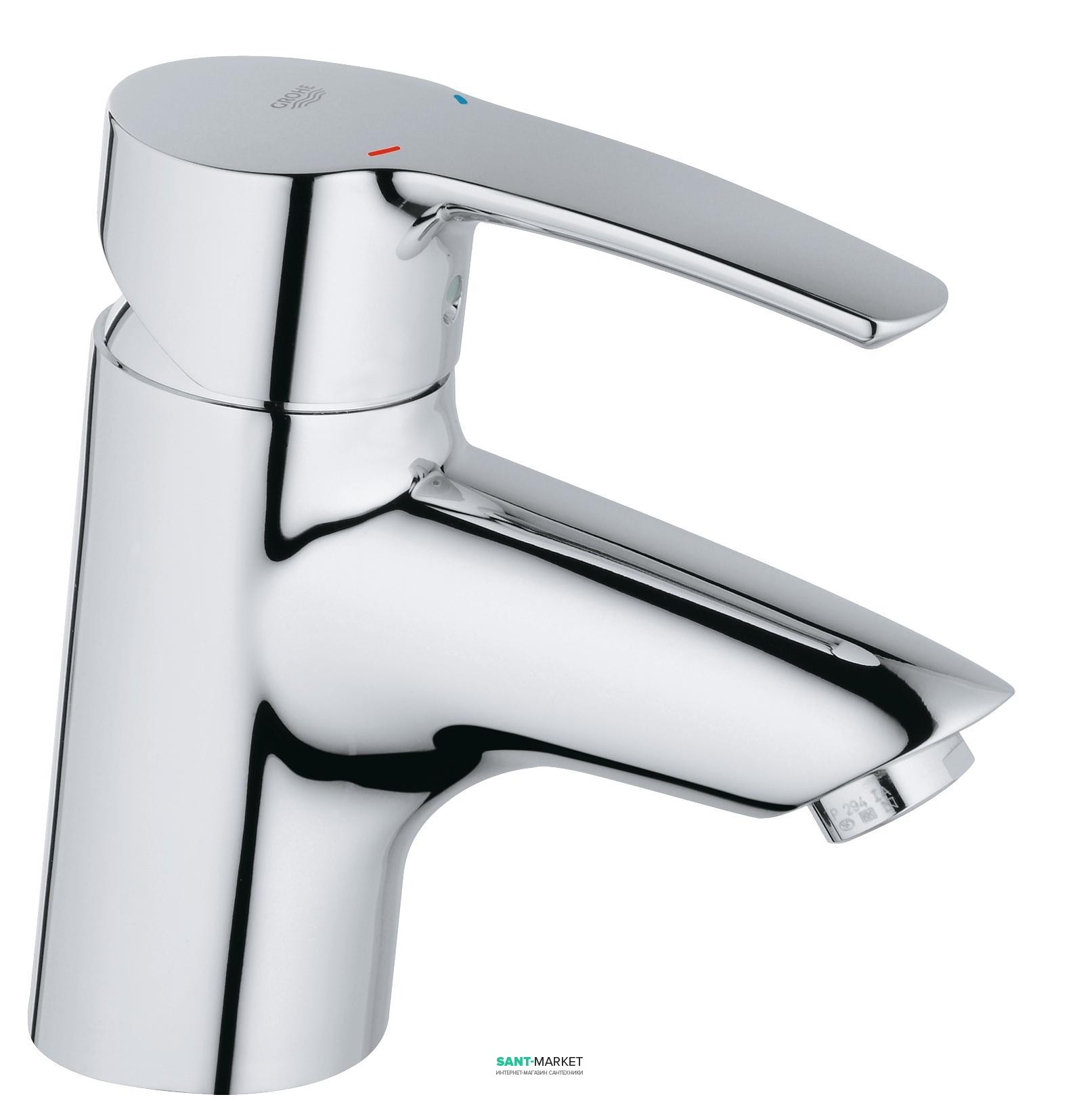 Смеситель для раковины однорычажный Grohe коллекция Eurostyle хром 32468001