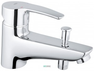 Смеситель однорычажный на борт ванны Grohe коллекция Eurostyle хром 33614001
