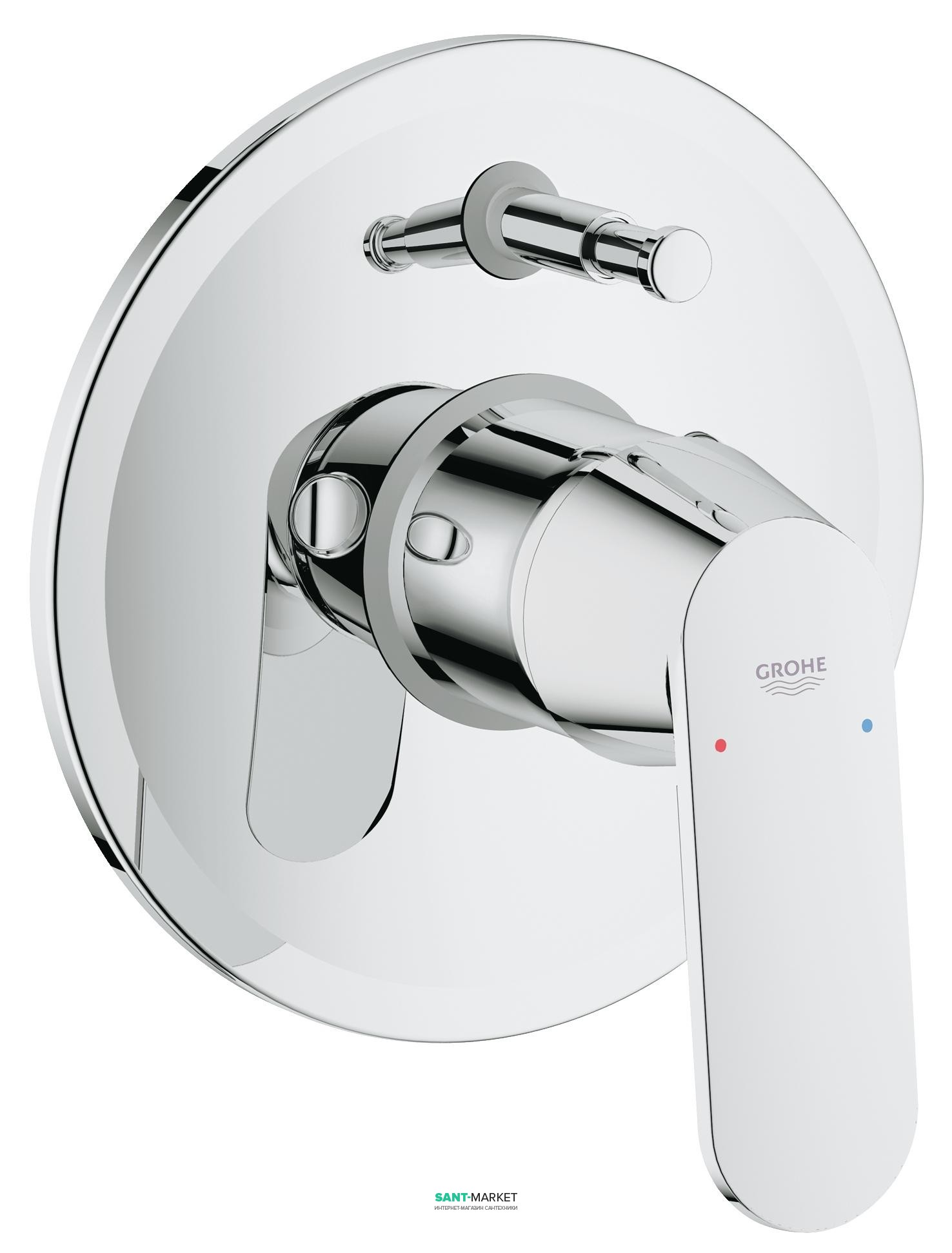 Смеситель скрытый (встраиваемый) Grohe коллекция Eurosmart Cosmopolitan хром 32879000