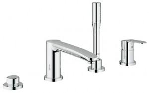 Смеситель однорычажный на борт ванны с душем Grohe коллекция Eurostyle Cosmopolitan хром 23048002