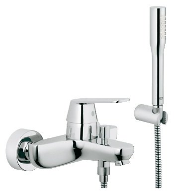 Змішувач одинважільний для ванни з душем Grohe колекція Eurosmart Cosmopolitan хром 32832000