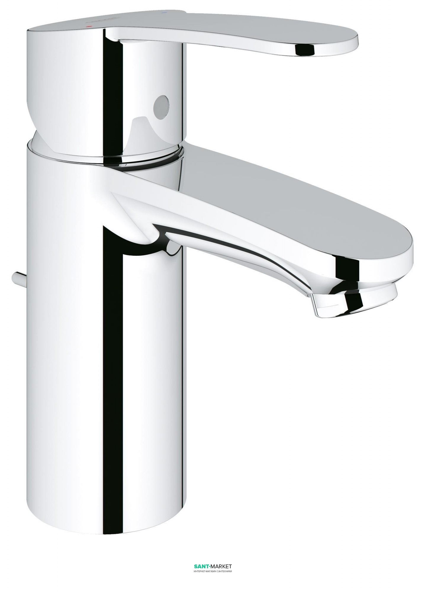 Змішувач для раковини одноважеля з донним клапаном Grohe Eurostyle Cosmopolitan хром 33552002