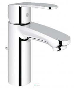 Смеситель для раковины однорычажный с донным клапаном Grohe Eurostyle Cosmopolitan хром 23037002