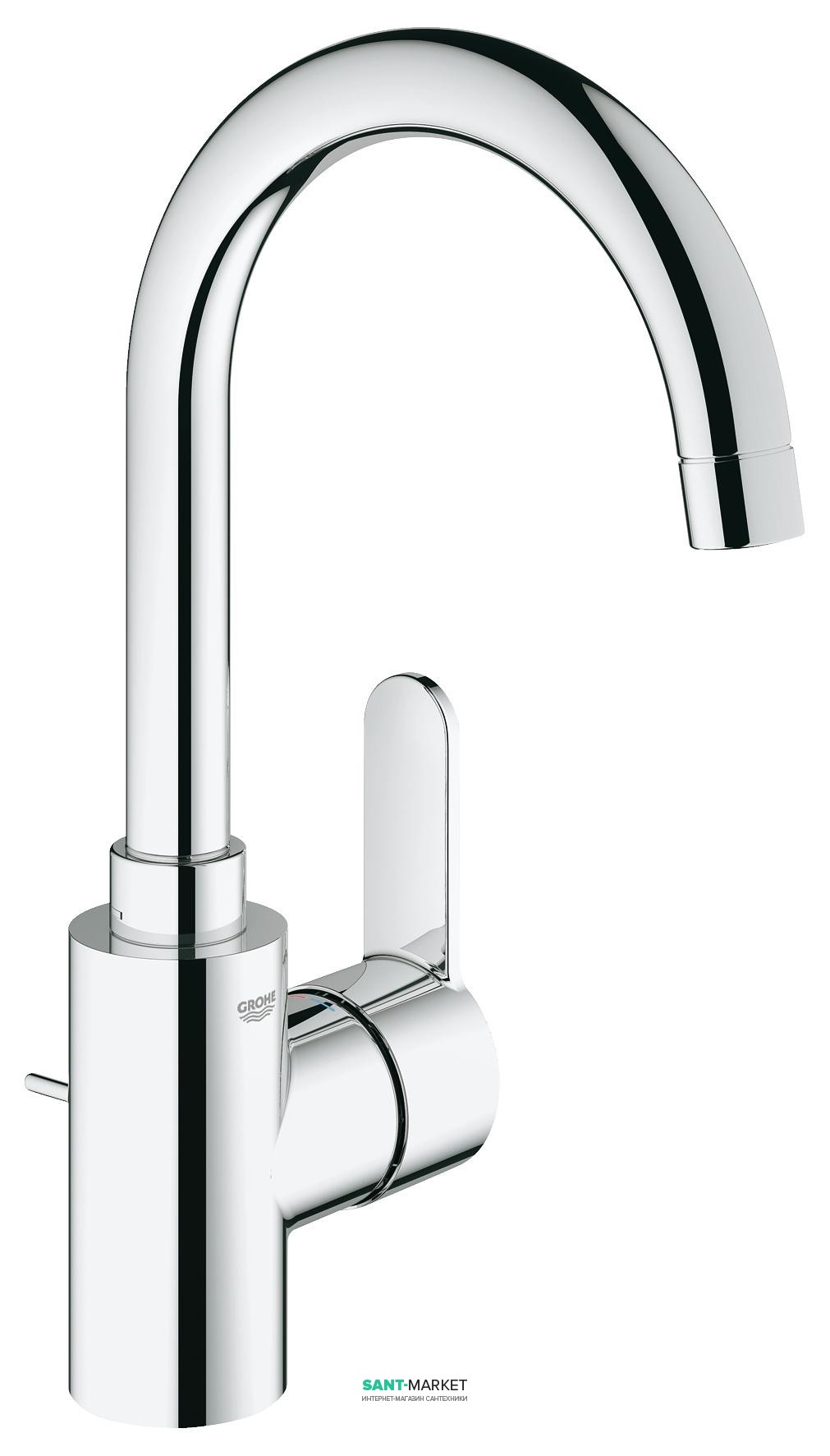 Змішувач для раковини одноважеля високий Grohe колекція Eurostyle Cosmopolitan хром 23043002