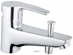 Смеситель однорычажный на борт ванны Grohe коллекция Eurostyle хром 33614001