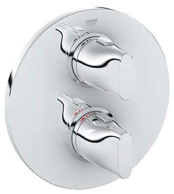 Смеситель с термостатом скрытый (встраиваемый) Grohe коллекция Ondus матовый хром 19443BS0