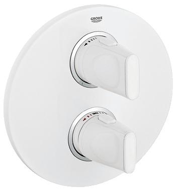 Смеситель с термостатом скрытый (встраиваемый) Grohe коллекция Ondus белый 19443LS0