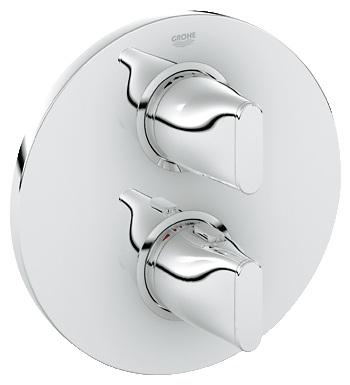 Змішувач з термостатом прихований (вбудований) Grohe колекція Ondus хром 19442000
