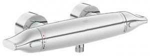 Смеситель для душа настенный двухвентильный с термостатом Grohe коллекция Ondus хром 34258000