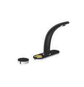 Смеситель для раковины электронный сенсорный с донным клапаном Grohe Ondus черный 36082KS0