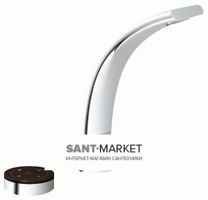 Смеситель для раковины электронный сенсорный с донным клапаном Grohe Ondus матовый хром 36079BS0