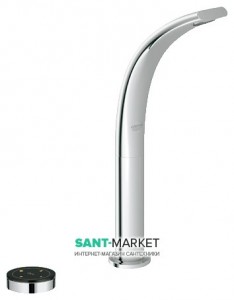 Смеситель для раковины электронный сенсорный с донным клапаном высокий Grohe Ondus хром 36044000