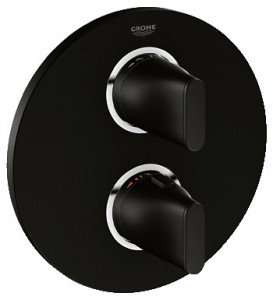 Смеситель с термостатом скрытый (встраиваемый) Grohe коллекция Ondus черный 19442KS0