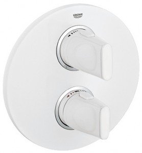 Смеситель с термостатом скрытый (встраиваемый) Grohe коллекция Ondus белый 19443LS0