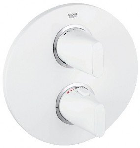 Смеситель с термостатом скрытый (встраиваемый) Grohe коллекция Ondus белый 19442LS0