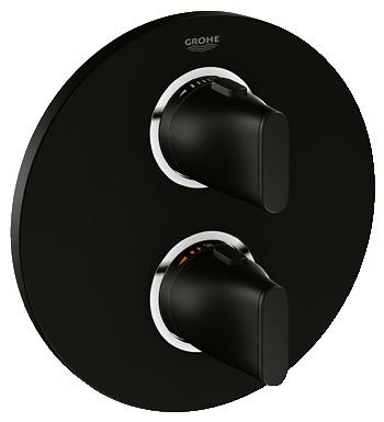 Смеситель с термостатом скрытый (встраиваемый) Grohe коллекция Ondus черный 19443KS0