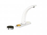 Смеситель для раковины электронный сенсорный с донным клапаном Grohe Ondus белый 36082LS0