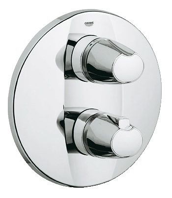Смеситель с термостатом скрытый (встраиваемый) Grohe коллекция Grohtherm 3000 хром 19358000