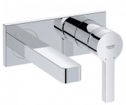 Змішувач для раковини одноважеля настінний прихований Grohe колекція Lineare хром 19409000