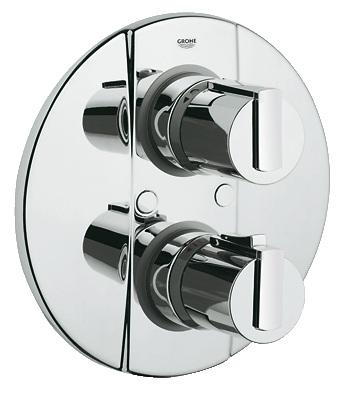 Змішувач з термостатом прихований (вбудований) Grohe колекція Grohtherm 2000 хром 19355000