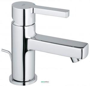 Змішувач для раковини одноважеля з донним клапаном Grohe колекція Lineare хром 32109000
