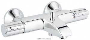 Змішувач з термостатом двовентильний для ванни Grohe колекція Grohtherm 1000 хром 34155000